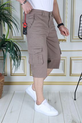 شلوارک و برمودا قهوه ای زنانه Gabardin PHANTOM JEANS - کد 927704798