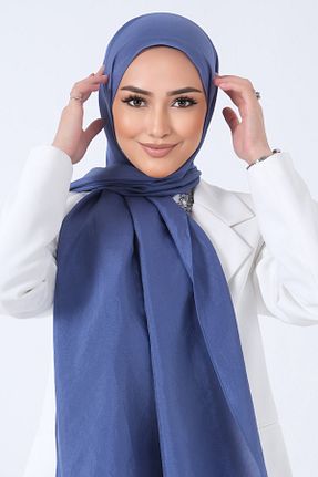 شال سرمه ای زنانه ابریشم ipek dükkanı - کد 927704762