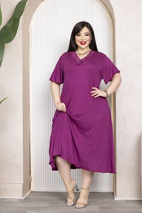 لباس سایز بزرگ رنگی زنانه بامبو şuranur - کد 926830319