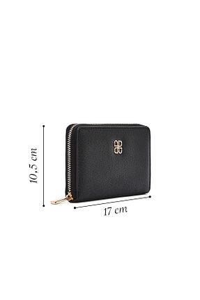 کیف پول مشکی زنانه چرم مصنوعی Derimod - کد 927711418