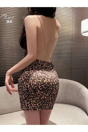 لباس قهوه ای زنانه بافتنی RAHAF TİCARET - کد 927779605