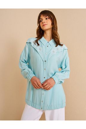 تونیک حجاب سبز بافتنی Kayra - کد 927715687