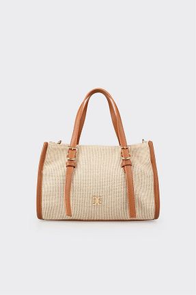 کیف دستی قهوه ای زنانه پارچه ای Elle - کد 927748513