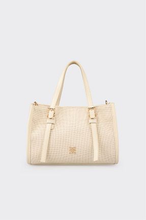 کیف دستی بژ زنانه پارچه ای Elle - کد 927748519