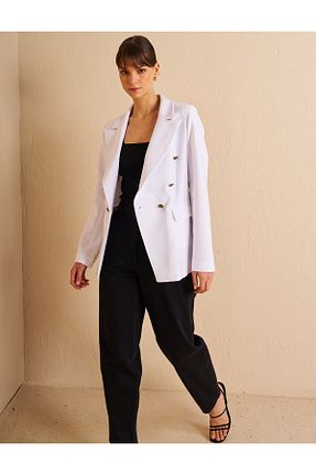 کت حجاب سفید زنانه رگولار Kayra - کد 927715774