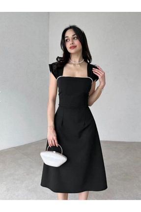 لباس مجلسی و فارغ التحصیلی مشکی زنانه بافتنی ARZFASHION - کد 927764533
