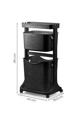 سبد مشکی پلاستیک ELDİPA - کد 925952999
