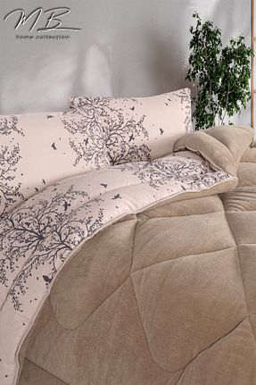 لحاف دونفره بژ 195 x 215 Mbcollection - کد 927769873
