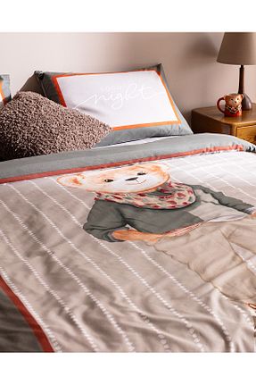 روتختی تک نفره بژ پنبه ای Madame Coco - کد 927783016