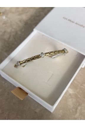 دستبند استیل (فولاد) زرد h&b design jewel - کد 927777181