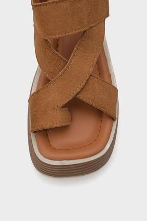 صندل قهوه ای زنانه پاشنه پر Capone Outfitters - کد 927792084