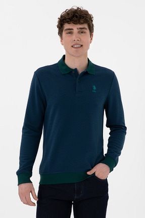 سوئیشرت سبز مردانه ساده U.S. Polo Assn. - کد 927791532