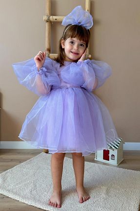 لباس بنفش بچه گانه بافتنی Le Mabelle - کد 779488320