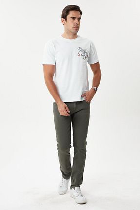 شلوار جین سبز مردانه پاچه تنگ Twister Jeans - کد 927797976