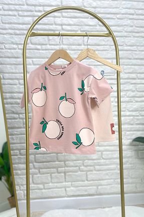 ست بالاتنه و پائین تنه صورتی بچه گانه بافتنی Monila - کد 927797972