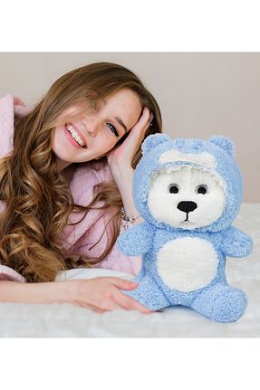 اسباب بازی مخملی آبی بچه گانه Pandamkee - کد 863529198