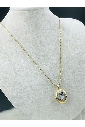 گردنبند استیل ( فولاد ) زرد زنانه استیل ضد زنگ DS DİAMONDSHOP - کد 927804825