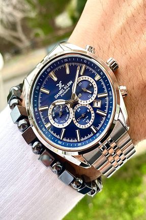 ساعت مچی سفید مردانه 41-46 میلی متر Daniel Klein - کد 852352608