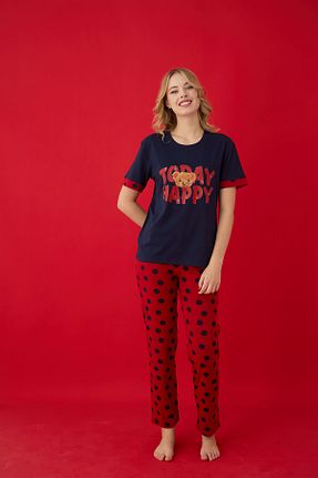 ست لباس راحتی رنگی زنانه گلدار Lavint Homewear - کد 946351024