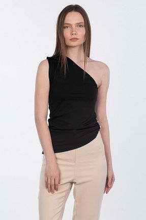 بلوز مشکی زنانه ساده BARRELS AND OIL - کد 927812168