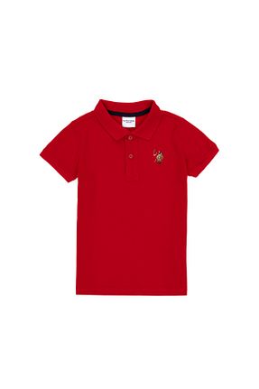 پولوشرت قرمز بچه گانه پنبه ای U.S. Polo Assn. - کد 927812013