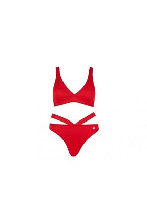 ست بیکینی قرمز زنانه پارچه Benetton - کد 815337390