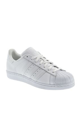 کفش اسنیکر سفید مردانه چرم اصل adidas - کد 1145518