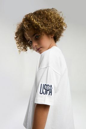 ست لباس راحتی سفید بچه گانه ساده U.S. Polo Assn. - کد 927809256