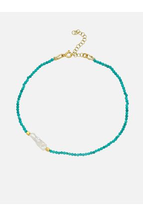 خلخال نقره طلائی زنانه Linya Jewellery - کد 825271161