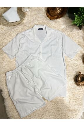 ست بالاتنه و پائین تنه قهوه ای مردانه بافتنی YONEZ MODA - کد 927836013