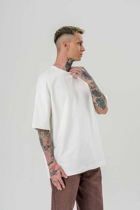 تیشرت نباتی مردانه اورسایز go gang own - کد 927825182