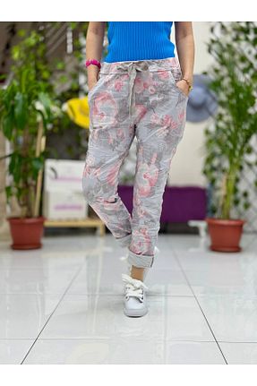 شلوار طوسی زنانه بافتنی Punta Otantik - کد 927823136