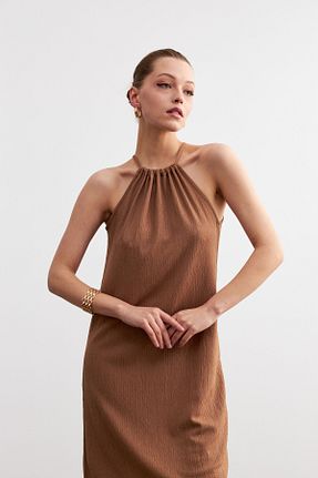 لباس قهوه ای زنانه بافتنی MODAGEN - کد 927821953