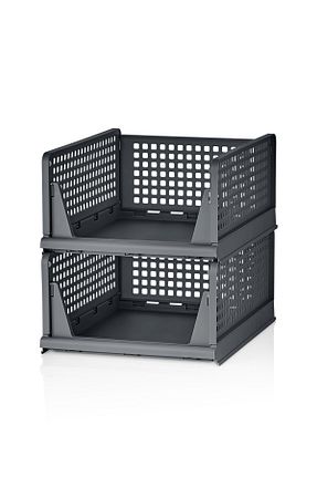 نظم دهنده کمد مشکی پلاستیک Dükkanönü - کد 927824242