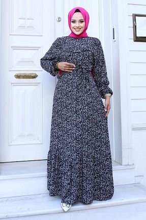 لباس حجاب مشکی زنانه رگولار Tesettür Dünyası - کد 838826322