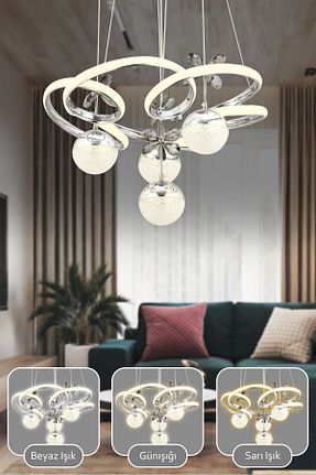 لوستر بژ آلومینیوم Capella Aydınlatma - کد 854741450