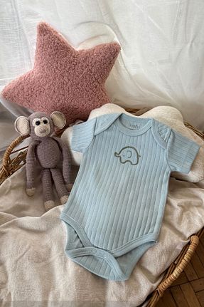 بادی و سرهمی نوزادی رنگی بچه گانه پارچه HAFY BABY - کد 927843378