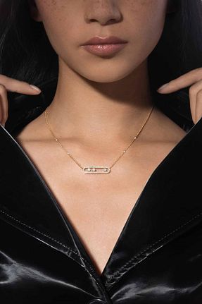 گردنبند جواهر طلائی زنانه New Obsessions - کد 832998998