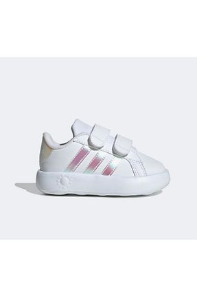 کفش اسنیکر سفید بچه گانه بند دار adidas - کد 798422992