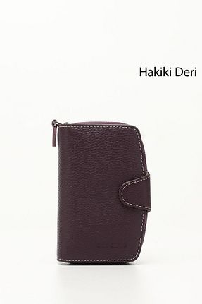 کیف پول بنفش زنانه سایز متوسط GÖNDERİ(R) - کد 810798052