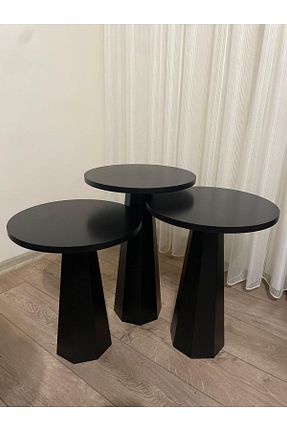 میز عسلی مشکی MDF CG HOME - کد 927264635