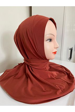 کلاه شنای حجاب نارنجی زنانه Şehr i sultan - کد 927858040
