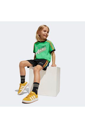 شلوارک و برمودا سبز بچه گانه رگولار adidas - کد 926701130