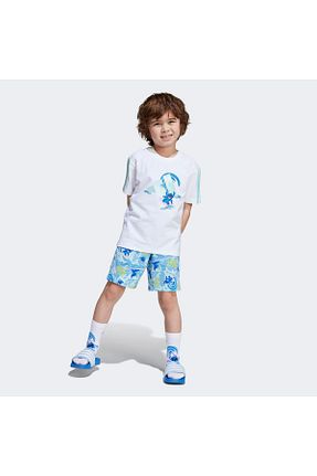 ست بالاتنه و پائین تنه سفید بچه گانه بافتنی adidas - کد 926701310