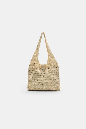 کیف دوشی نباتی زنانه پلی استر Stradivarius - کد 927868194
