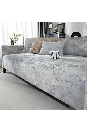 کاور مبل طوسی مخمل HaNemCe - کد 921307818