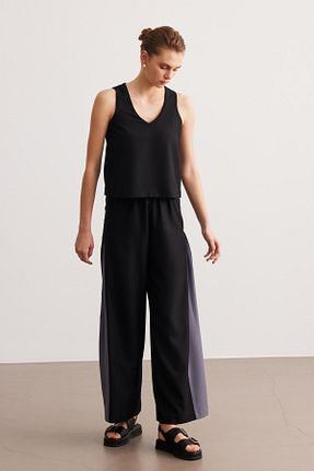 ست بالاتنه و پائین تنه مشکی زنانه بافتنی STELLA PULVIS - کد 927867989