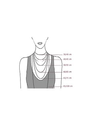 گردنبند نقره زرد زنانه 925 عیار Lumora Jewelry - کد 927868086