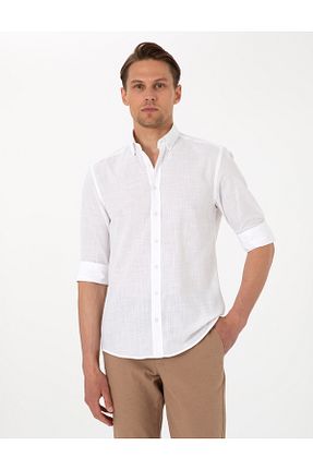 پیراهن سفید مردانه اسلیم فیت Pierre Cardin - کد 927892432