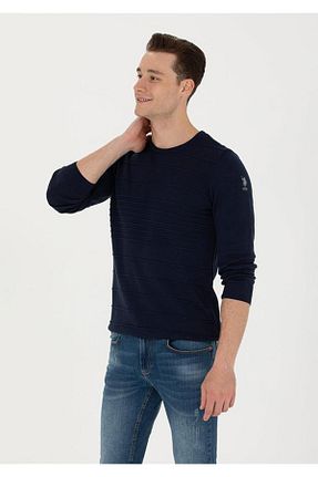 پلیور سرمه ای مردانه ساده U.S. Polo Assn. - کد 761625915